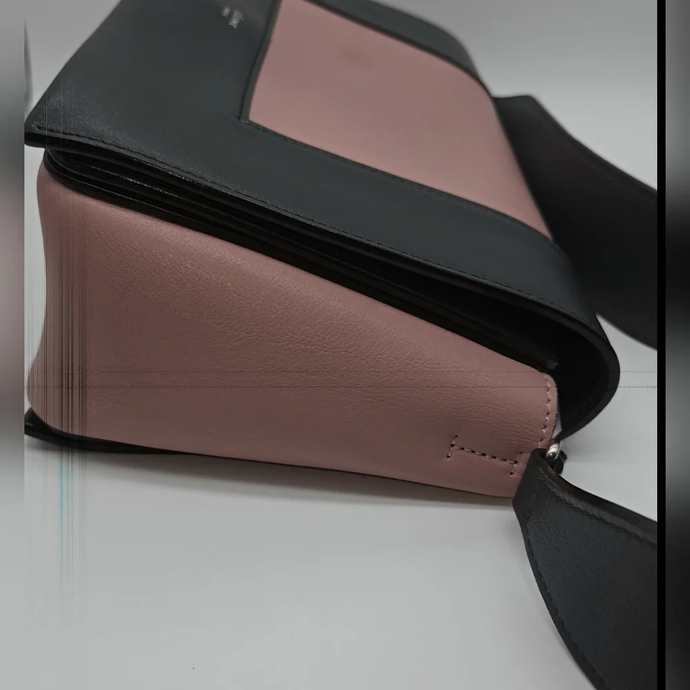 Celine Pink and Gray MEDIUM FRAME Leather Shoulder Bag - Picture 7 of 16